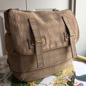 Yves Saint Laurent rive gauche Besace messenger bag.